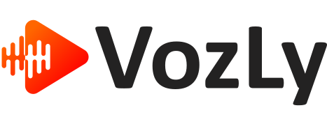 Logo da VozLy, ferramenta para converter texto em voz natural